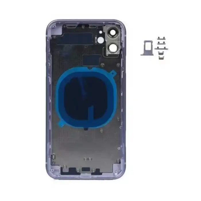 Apple Uyumlu iPhone 11 Kasa Kapak Mor Boş