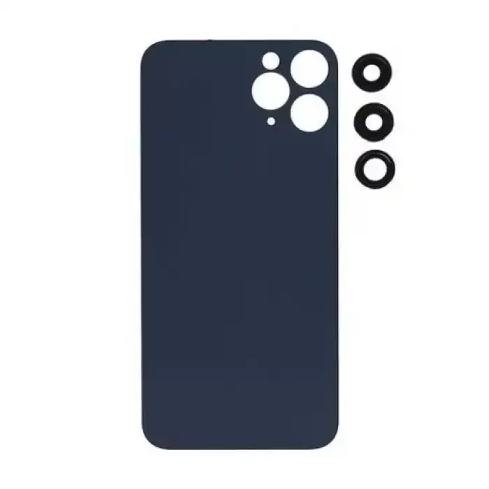 Apple Uyumlu iPhone 11 Pro Max Arka Kapak Kamera Lensli Siyah