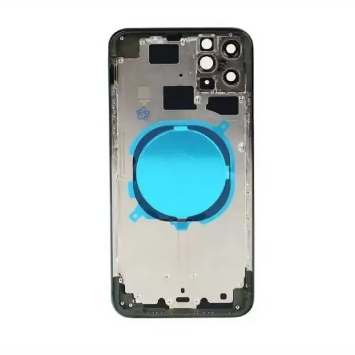 Apple Uyumlu iPhone 11 Pro Max Kasa Kapak Yeşil Boş