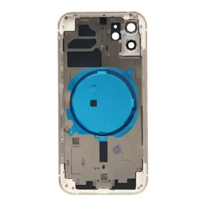 Apple Uyumlu iPhone 12 Kasa Kapak Beyaz Boş
