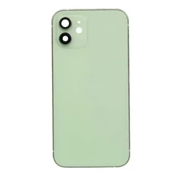 Apple Uyumlu iPhone 12 Kasa Kapak Yeşil Boş
