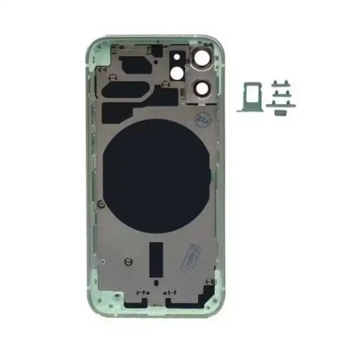 Apple Uyumlu iPhone 12 Mini Kasa Kapak Yeşil Boş