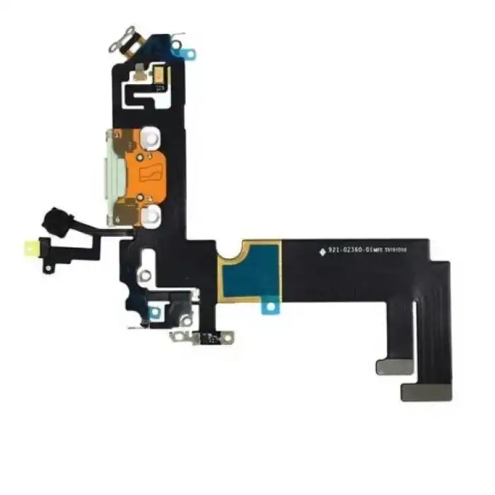 Apple Uyumlu iPhone 12 Mini Şarj Soketli Mikrofon Filmi Flex Yeşil