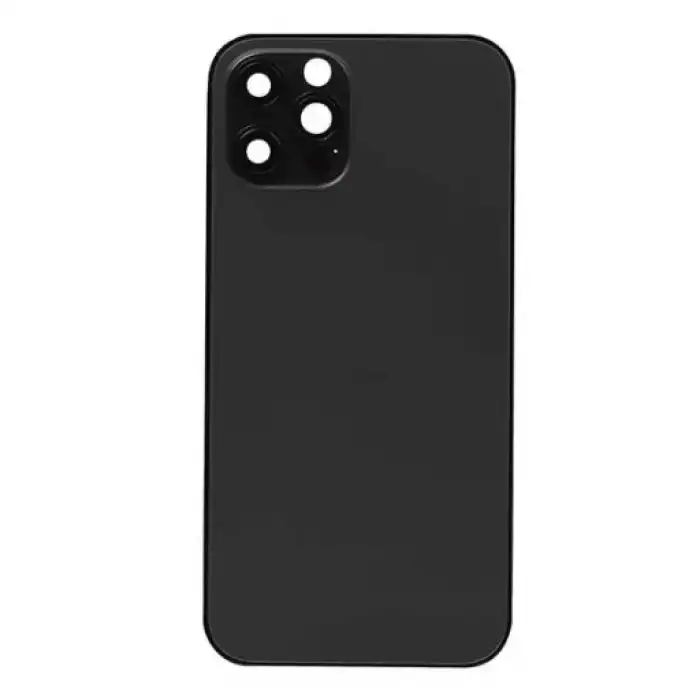 Apple Uyumlu iPhone 12 Pro Kasa Kapak Siyah Boş