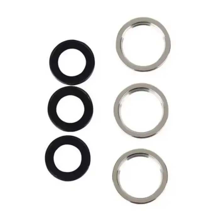 Apple Uyumlu iPhone 12 Pro Max Kamera Lensi Beyaz