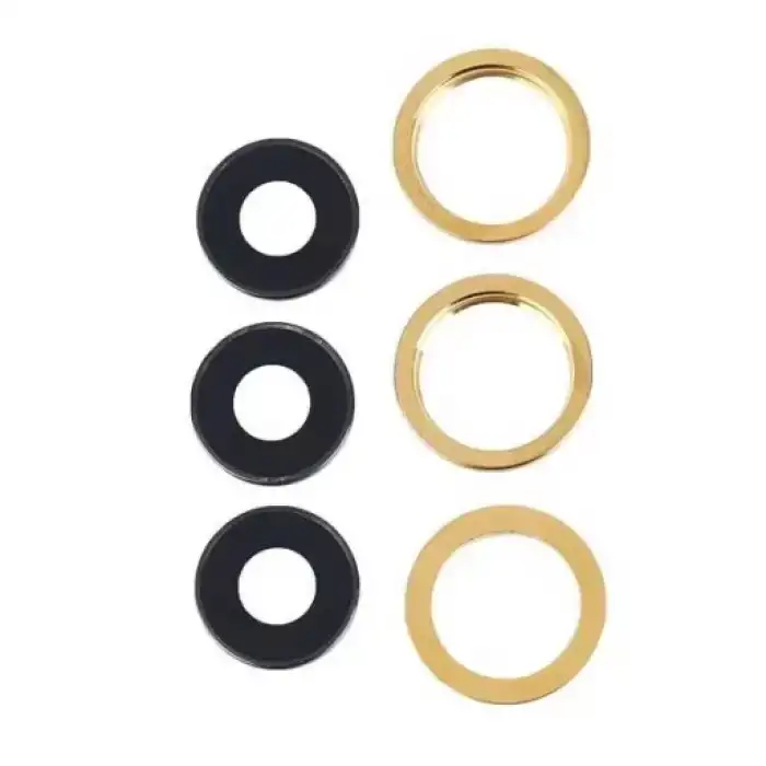 Apple Uyumlu iPhone 12 Pro Max Kamera Lensi Gold