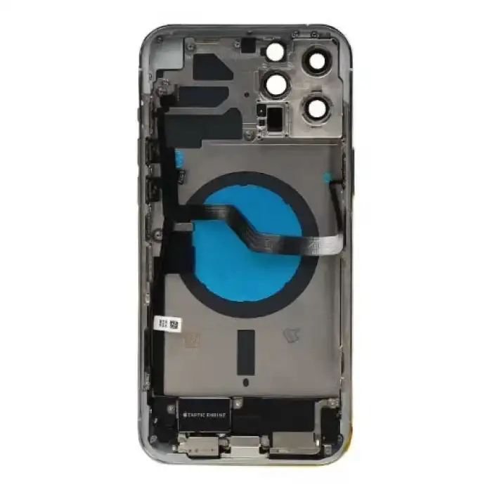 Apple Uyumlu iPhone 12 Pro Max Kasa Kapak Beyaz Dolu