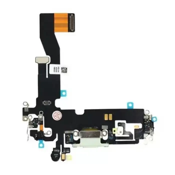Apple Uyumlu iPhone 12 Şarj Soketli Mikrofon Filmi Flex Yeşil