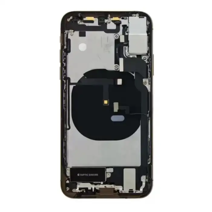 Apple Uyumlu iPhone Xs Kasa Kapak Gold Dolu