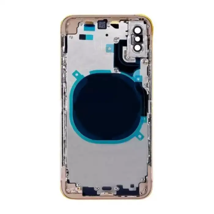 Apple Uyumlu iPhone Xs Max Kasa Kapak Gold Boş