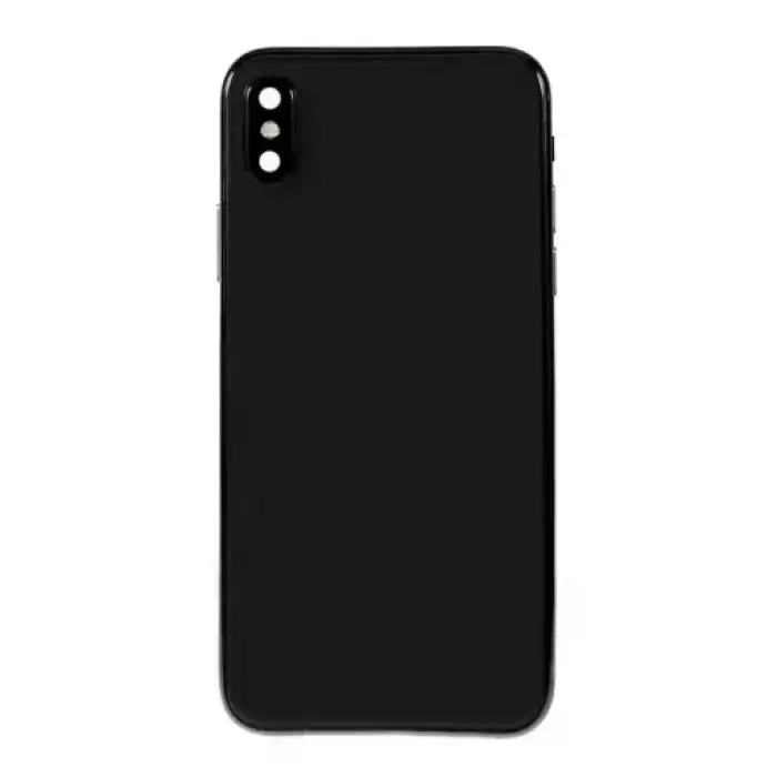 Apple Uyumlu iPhone Xs Max Kasa Kapak Siyah Boş