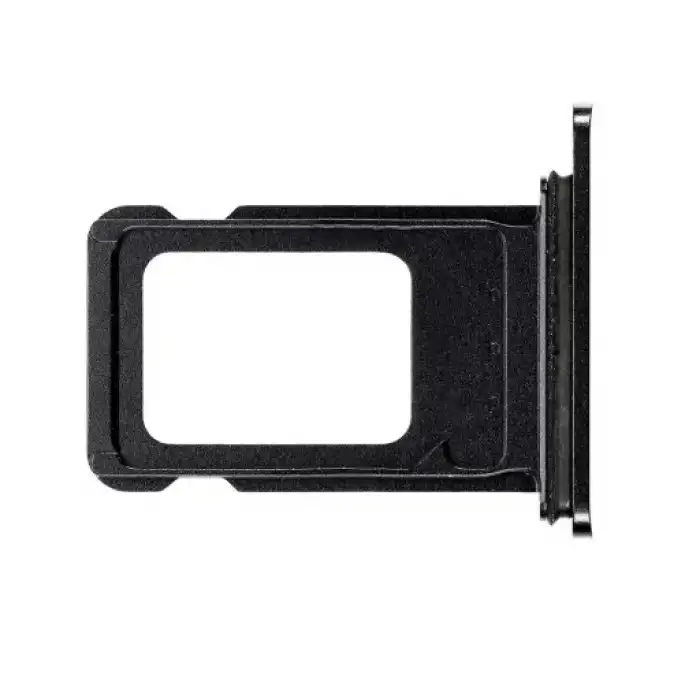 Apple Uyumlu iPhone Xs Max Sim Kart Tepsisi Siyah Çift Simli