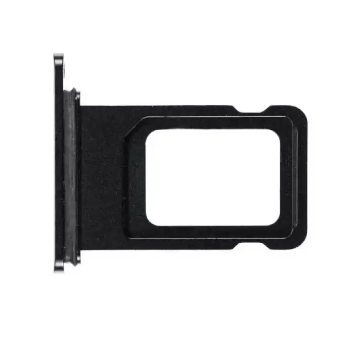 Apple Uyumlu iPhone Xs Max Sim Kart Tepsisi Siyah Çift Simli