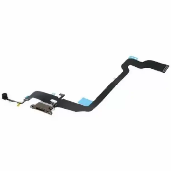 Apple Uyumlu iPhone Xs Şarj Soketli Mikrofon Filmi Flex Gold