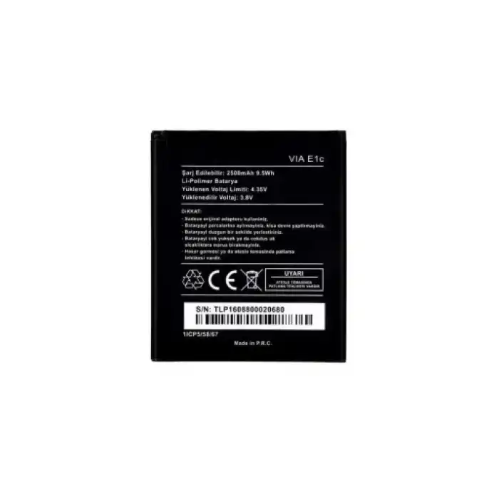 Casper Uyumlu Via E1C Batarya Pil