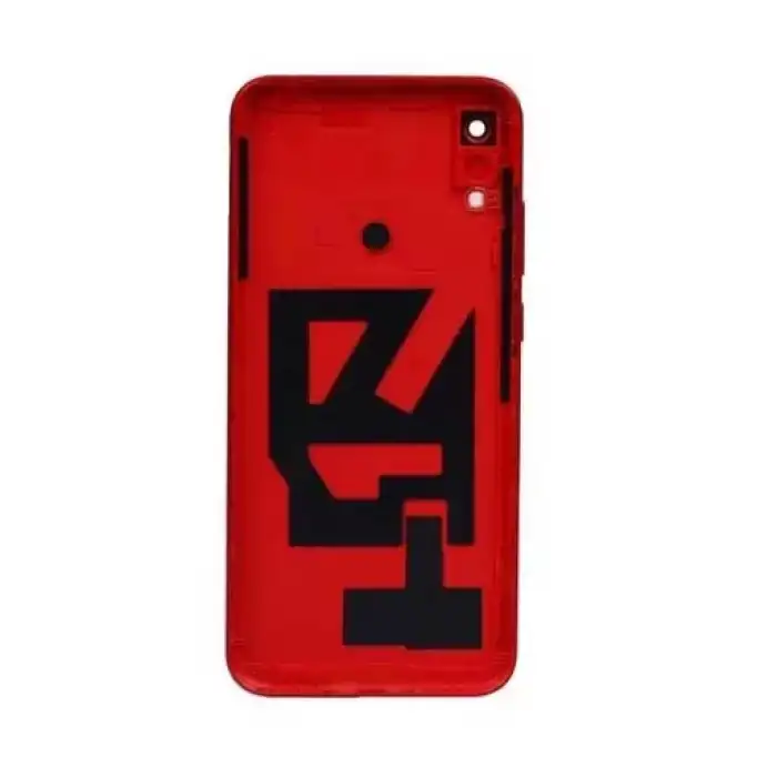 Huawei Honor Uyumlu 8A Arka Kapak Kırmızı Home Tuş Yeri Kapalı