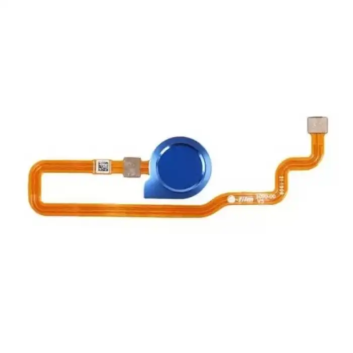 Huawei Honor Uyumlu 8X Max Home Parmak Okuyucu Filmi Flex Mavi