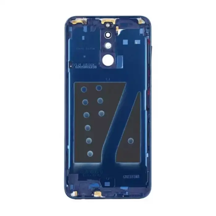 Huawei Uyumlu Mate 10 Lite Kasa Kapak Mavi Çıtalı