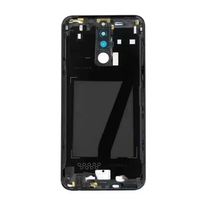 Huawei Uyumlu Mate 10 Lite Kasa Kapak Siyah Çıtalı