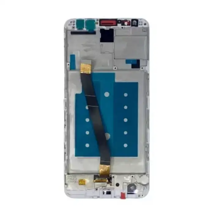 Huawei Uyumlu Mate 10 Lite Lcd Ekran Dokunmatik Beyaz Çıtalı