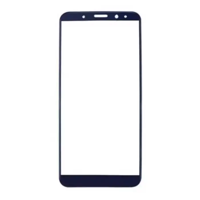 Huawei Uyumlu Mate 10 Lite Touch Mavi Çıtasız