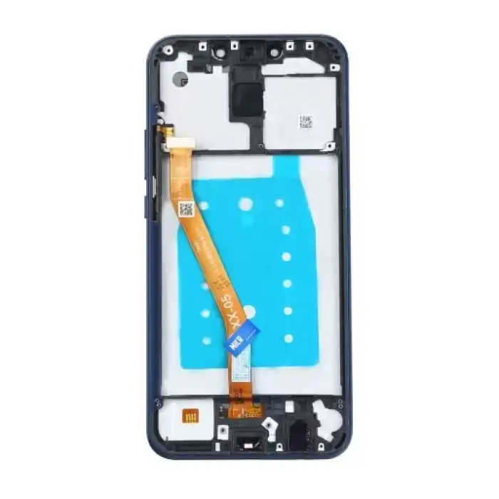 Huawei Uyumlu Mate 20 Lite Lcd Ekran Dokunmatik Mavi Çıtalı