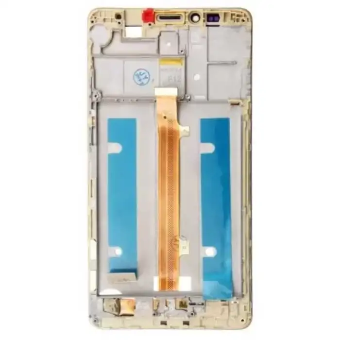 Huawei Uyumlu Mate 7 Lcd Ekran Dokunmatik Gold Çıtalı