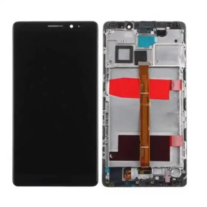 Huawei Uyumlu Mate 8 Lcd Ekran Dokunmatik Siyah Çıtalı