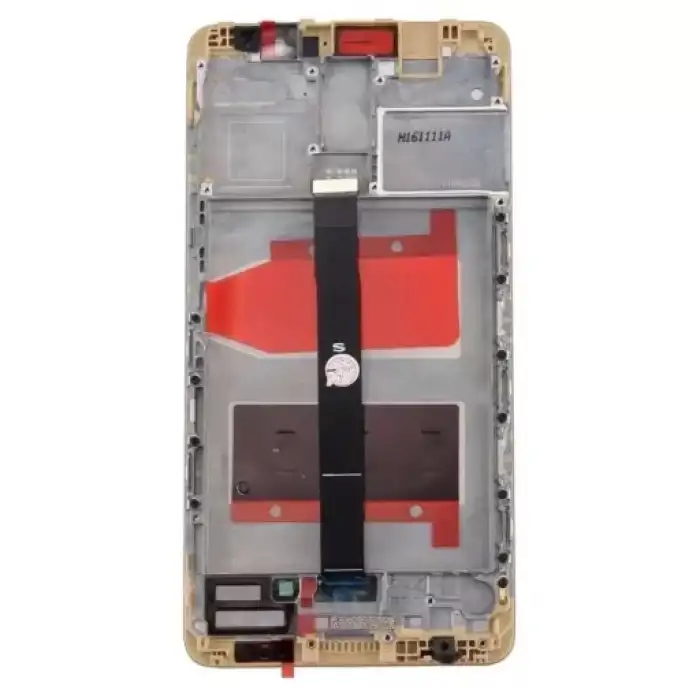 Huawei Uyumlu Mate 9 Lcd Ekran Dokunmatik Gold Çıtalı