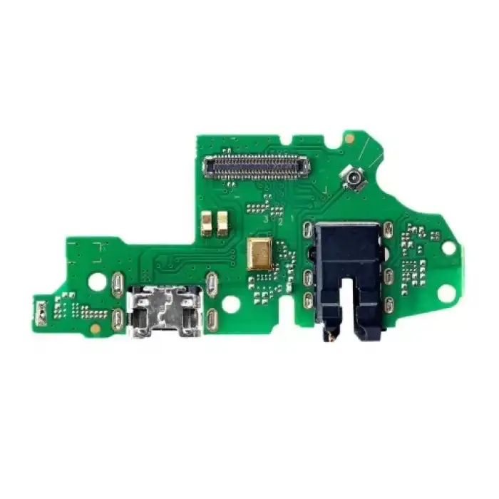 Huawei Uyumlu P Smart 2019 Şarj Soketli Kulaklık Soketli Mikrofon Bordu