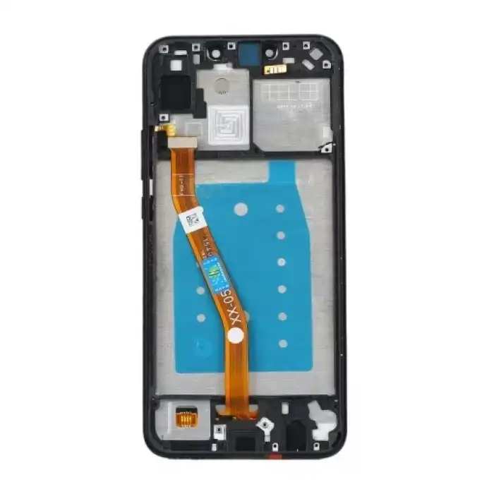 Huawei Uyumlu P Smart Plus 2019 Lcd Ekran Dokunmatik Siyah Çıtalı