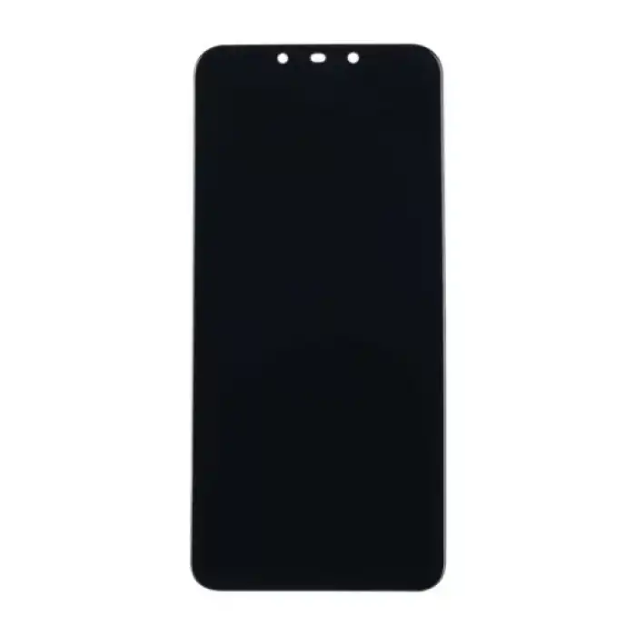 Huawei Uyumlu P Smart Plus 2019 Lcd Ekran Dokunmatik Siyah Çıtasız