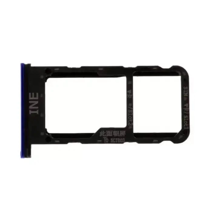 Huawei Uyumlu P Smart Plus 2019 Sim Kart Tepsisi Mavi