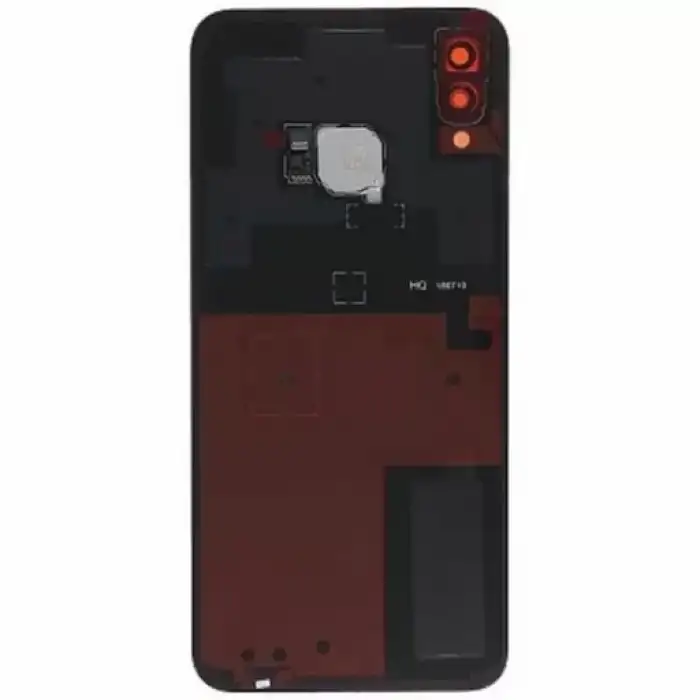 Huawei Uyumlu P20 Lite Arka Kapak Kamera Lensli Parmak Okuyuculu Gold