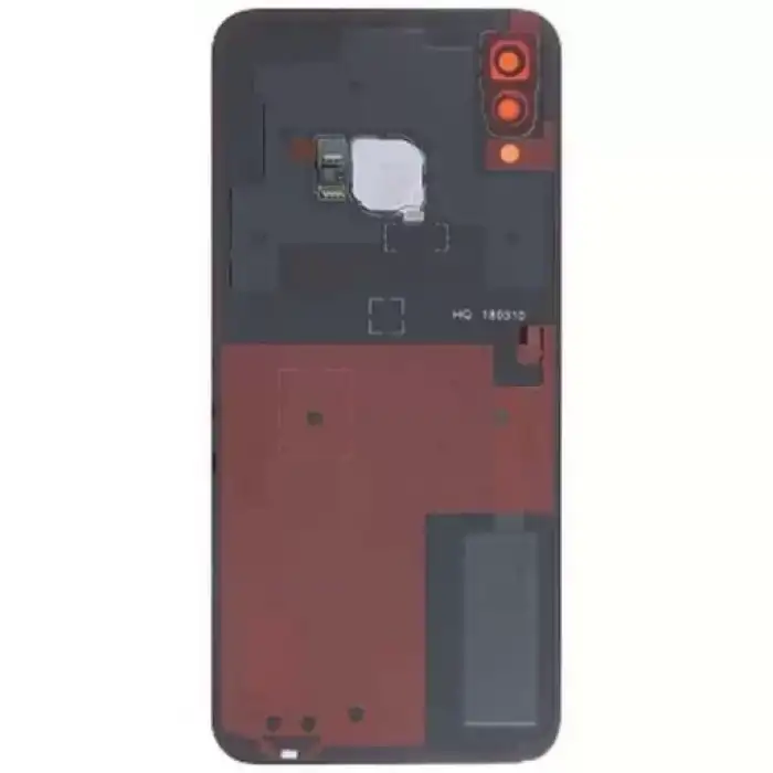 Huawei Uyumlu P20 Lite Arka Kapak Kamera Lensli Parmak Okuyuculu Rose