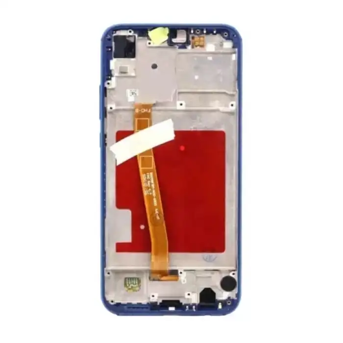 Huawei Uyumlu P20 Lite Lcd Ekran Dokunmatik Mavi Çıtalı