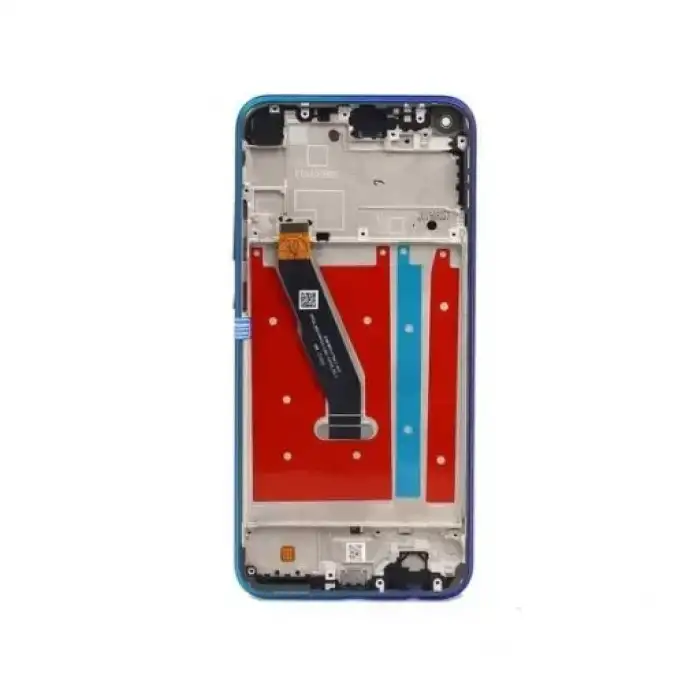 Huawei Uyumlu P40 Lite E Lcd Ekran Dokunmatik Mavi Çıtalı