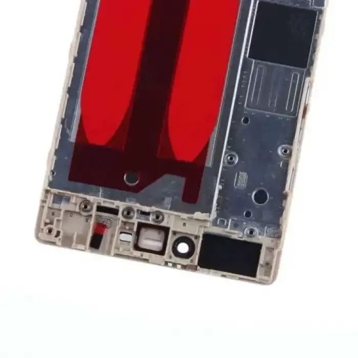 Huawei Uyumlu P8 Lcd Ekran Dokunmatik Gold Çıtalı