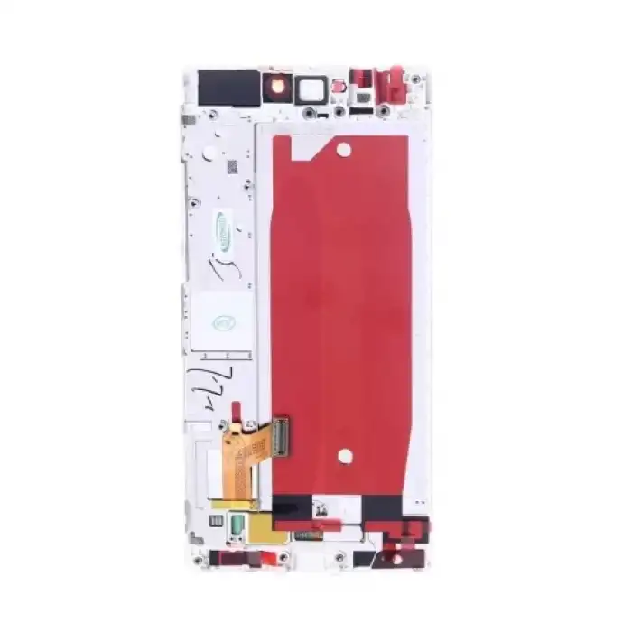Huawei Uyumlu P8 Lite Lcd Ekran Dokunmatik Beyaz Çıtalı