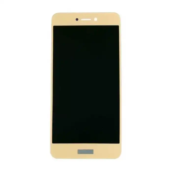 Huawei Uyumlu P9 Lite 2017 Lcd Ekran Dokunmatik Gold Çıtasız