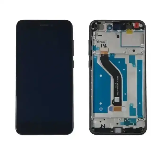 Huawei Uyumlu P9 Lite 2017 Lcd Ekran Dokunmatik Siyah Çıtalı