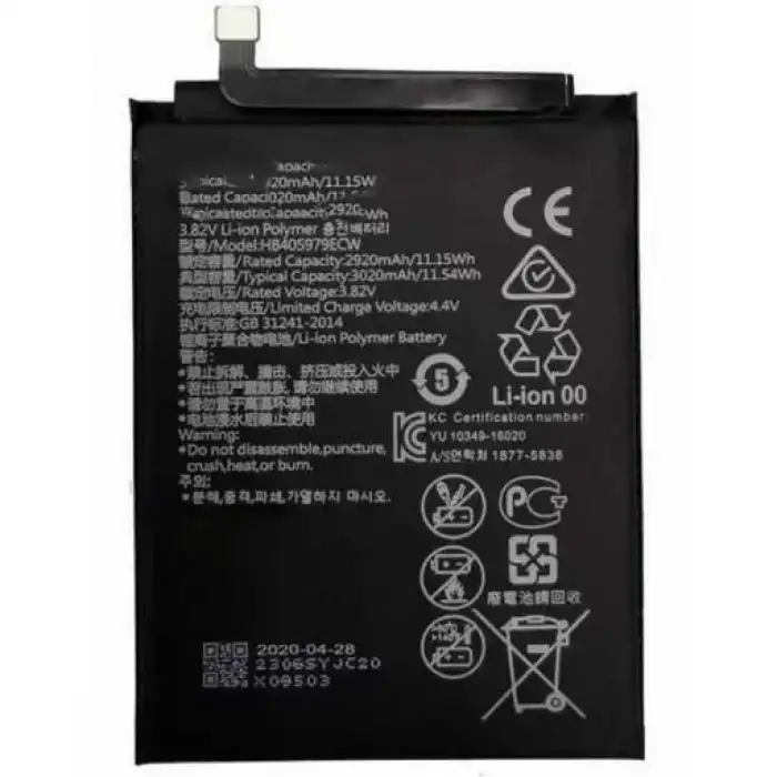 Huawei Uyumlu Y6 2019 Batarya Hb405979Ecw
