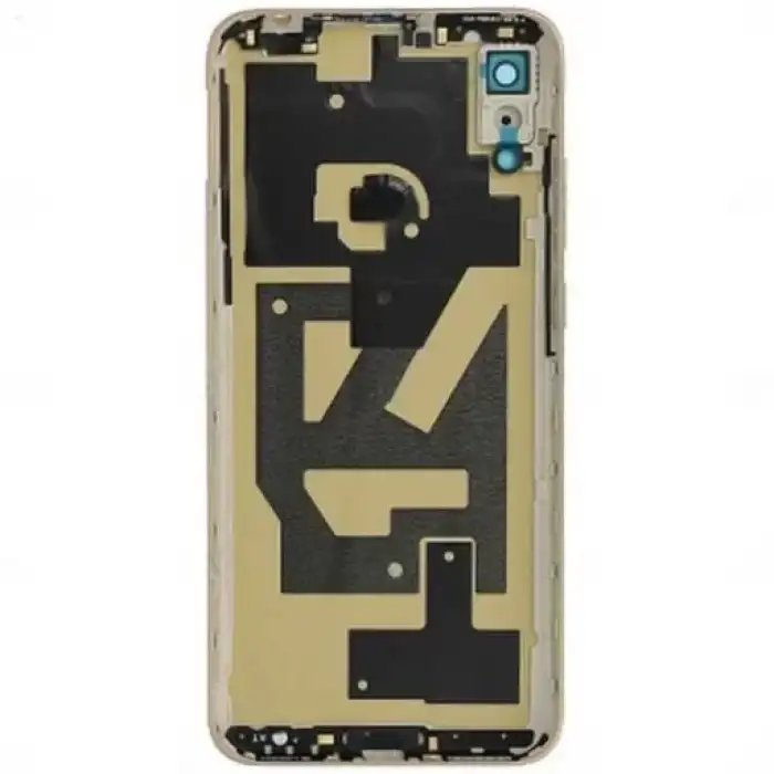Huawei Uyumlu Y6 2019 Kasa Kapak Gold Home Tuş Yeri Açık