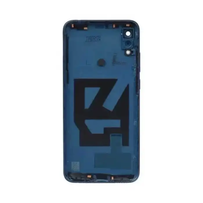 Huawei Uyumlu Y6 2019 Kasa Kapak Mavi Home Tuş Yeri Kapalı