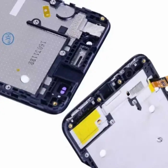 Huawei Uyumlu Y6 Lcd Ekran Dokunmatik Gold Çıtalı