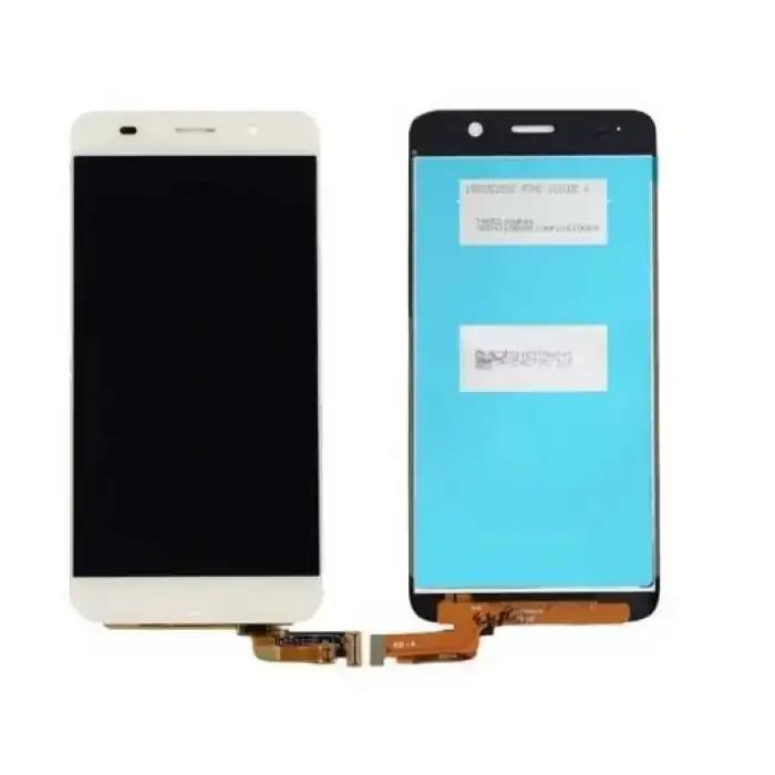 Huawei Uyumlu Y6 Lcd Ekran Dokunmatik Gold Çıtasız
