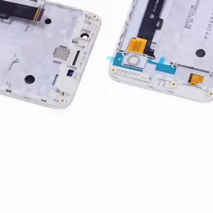 Huawei Uyumlu Y6 Pro Lcd Ekran Dokunmatik Beyaz Çıtalı