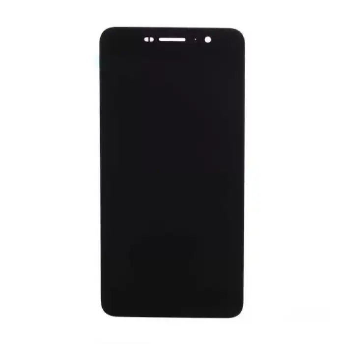 Huawei Uyumlu Y6 Pro Lcd Ekran Dokunmatik Siyah Çıtasız
