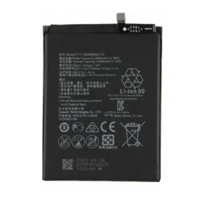 Huawei Uyumlu Y7 2019 Batarya Hb406689Ecw