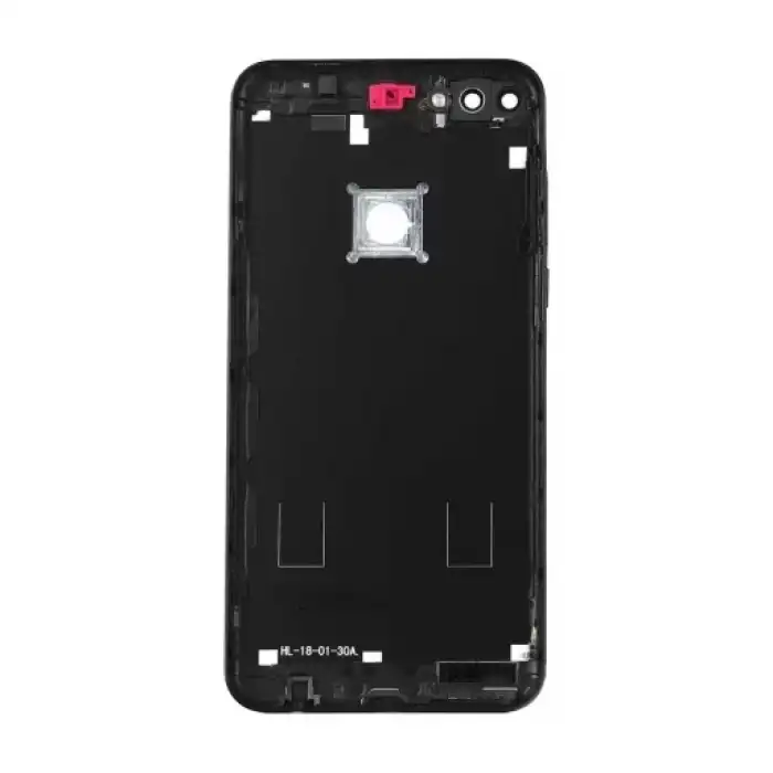 Huawei Uyumlu Y7 Prime 2018 Kasa Kapak Siyah Home Tuş Yeri Açık